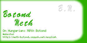 botond meth business card